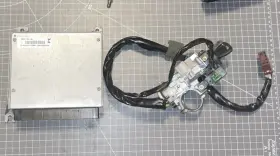 37820-pm5-l160 Honda 98-99 Accord 3.0 V6 At Engine Computer Ignition Switch 3 Keys - Bolt