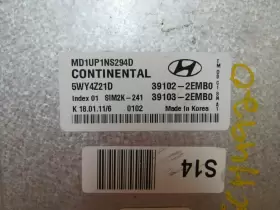 391022emb0 Hyundai 11 12 13 Elantra Engine Control Module Computer Ecm Ecu Oem #3
