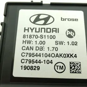 81870s1100 Hyundai 591-14758 2020 Santa Fe Liftgate Cntrl Module #2