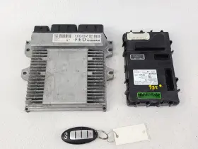 284b1-4hk0d Infiniti 17-19 Q50 Bcm Ecm Engine And Body Computer Control Module W / Key Fob Oem