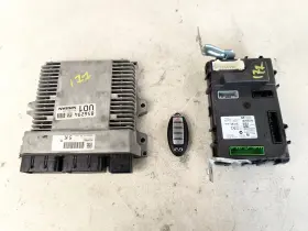 284b1-9pj1a Infiniti 16-18 Qx60 Set Engine And Body Control Module Unit Ecm Bcm With Key Oem