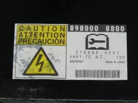 8980008800 Isuzu 2006 Npr Diesel 4hk1-tc Engine Control Module Unit Ecu Ecm 898000 8800 #2