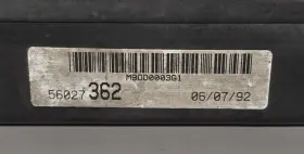 56027362 Jeep 92 - 93 Cherokee Xj 4.0l Ecm Ecu 2wd A/t Fast Ship Oem