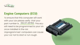 39137-2eyb3 Kia 2014-2014 Forte Engine Computer Ecu Pcm Ecm Pcu Oem Pfmjr #2