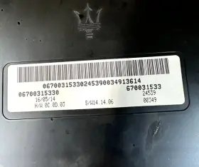 06700315330 Maserati 2014-2017 Ghibli Ac A/c Air Conditioning Climate Control Module Unit #3
