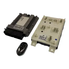 670007174 Maserati 14-17 Ghibli Quattroporte 3.0 Engine Ecm Cas Body Control Module Key Set Oem #3