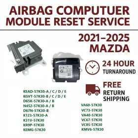 D65k-57k30-a Mazda 2021 2025 Cx-50 Srs Module Va4057k3c Reset Service Crash Clear