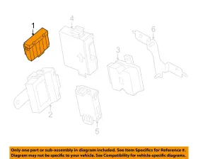 Gbef675x0d Mazda Oem 17-24 Cx-5 Cx-9 Electrical Components-module