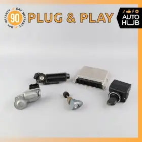 1131538179 Mercedes-benz W203 C55 Amg Ecu Engine Computer Eis Ignition Switch Key Lock Set Oem
