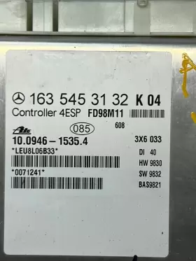 Mercedes-benz 163 545 31 32 K04 1999 Ml W163 Esp Asr Controller Module Unit Oem #2