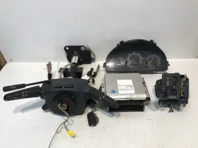 1635404606 Mercedes-benz 2001 W163 Ml320 Ecu Engine Computer Eis Ignition Steering Column Set