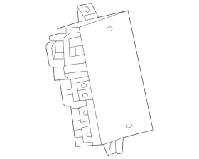 167-900-12-09-80 Mercedes-benz Genuine Trailer Light Control Module
