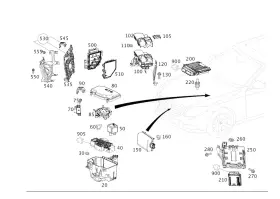 177-900-47-00 Mercedes-benz Genuine Control Unit
