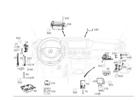 213-900-35-17 Mercedes-benz Genuine Control Unit