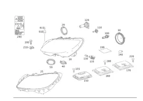 216-870-03-85 Mercedes-benz Genuine Control Unit