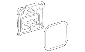222-900-08-21 Mercedes-benz Genuine Headlight Control Module