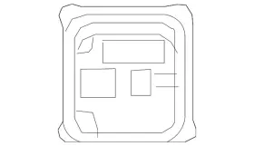 253-905-09-00 Mercedes-benz Genuine Control Module