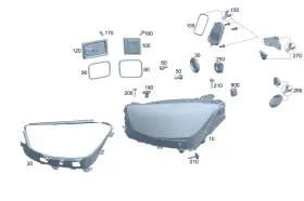 253-906-81-00 Mercedes-benz Genuine Led Module