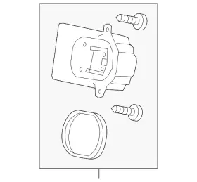 253-906-82-00 Mercedes-benz Genuine Headlight Control Module
