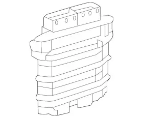 274-900-16-00-87 Mercedes-benz Genuine Engine Control Module