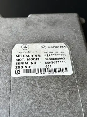 A2108208026 Mercedes-benz 2000 Fits Communication Ecu Module Oem #2