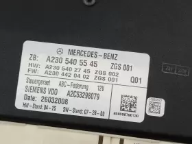 230em47355 Mercedes-benz A230 540 5545 R230 Sl550 Sl500 Suspension Abc Active Body Control Module #2