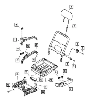 04602304ac Mopar Genuine Seat Memory Module 4602304ac