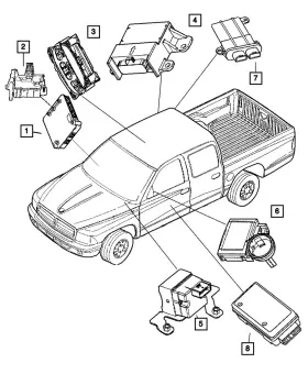 04692018ak Mopar Genuine Front Control Module 4692018ak