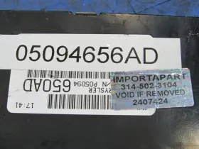 05094656ad Mopar 06 Caravan Town And Country 3.3 Ecu Ecm Pcm Engine Computer 656 Prog 24 #2