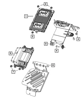 5150946ab Mopar Genuine Engine Controller Module