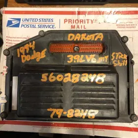56028248 Mopar 1994 94 Dodge Dakota 3.9l Mt Ecu Ecm Pcm Engine Control Computer 248