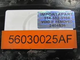 56030025af Mopar 04 Dodge Dakota 4.7l V8 At Ecu Ecm Pcm Engine Computer 025 Prog 4526 #2