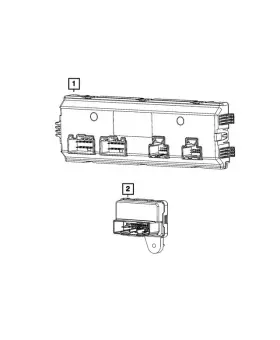 Mopar 57009227ac Genuine Heated Seat Module