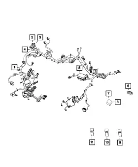 Mopar 68084590aa Genuine Connector Can Buss Us Canada Mexico