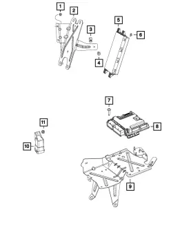 68228904ah Mopar Genuine Body Controller Module