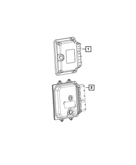 68231487ah Mopar Genuine Engine Controller Module