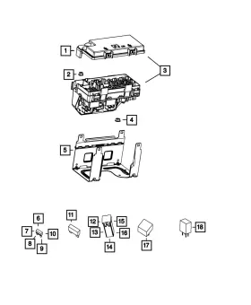 68244881aa Mopar Genuine Totally Integrated Power Module