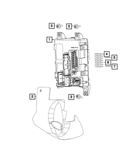 68248992ab Mopar Genuine Body Controller Module