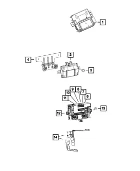 68273257af Mopar Genuine Body Controller Module Us Canada Mexico