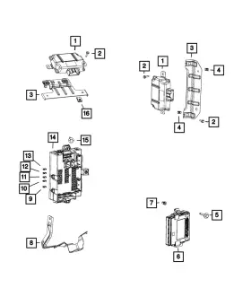 68303526ab Mopar Genuine Body Controller Module