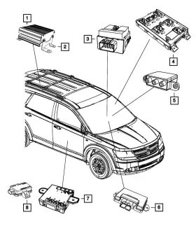 Mopar 68366474ac Genuine Body Controller Module