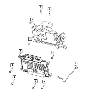 68403898ae Mopar Genuine Engine Controller Module