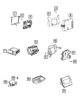 68432817aa Mopar Genuine Body Controller Module