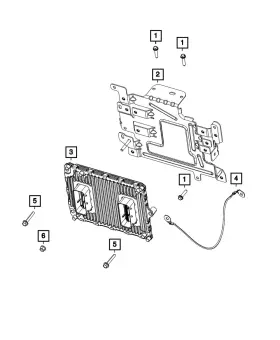 68434926ac Mopar Genuine Engine Controller Module