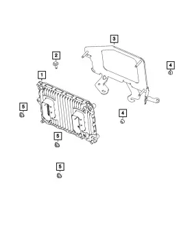 68434928ac Mopar Genuine Engine Controller Module