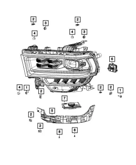 68448768aa Mopar Genuine Actuation Module Right