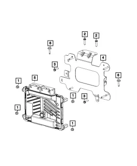 68575471ab Mopar Genuine Generic Engine Control Module