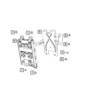 68585830ab Mopar Genuine Body Controller Module