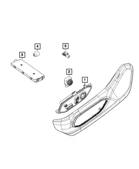 68588741ad Mopar Genuine Seat Memory Module
