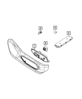 68588743ad Mopar Genuine Seat Memory Module
